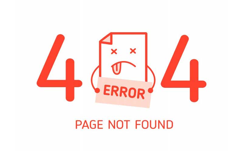 اشکال نمایش خطای 404