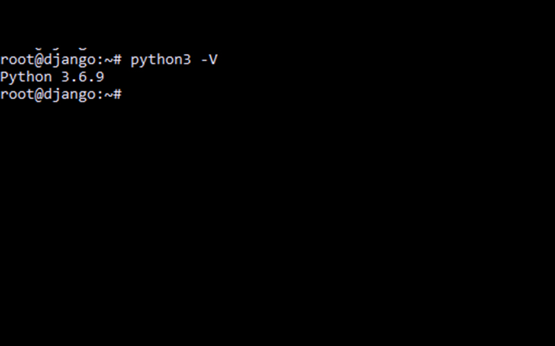 چک کردن ورژن python3