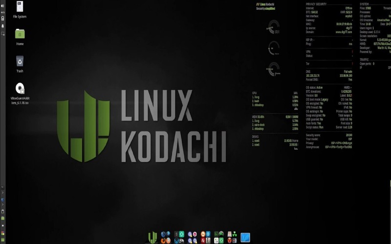 کداچی (Kodachi) یکی از بهترین انواع توزیع های لینوکس