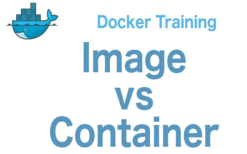 تصویر از تفاوت داکر image و کانتینر (Docker Image and Container)