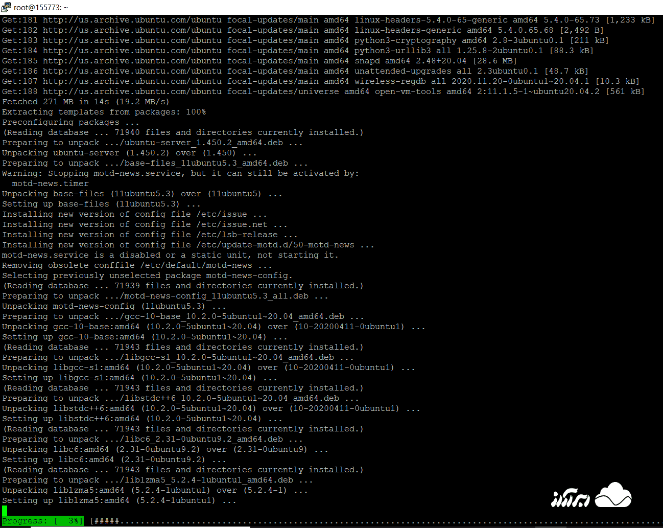 ساخت سرور ماینکرافت با VPS - نصب تمامی به‌روزرسانی‌های سیستم بر روی VPS شما