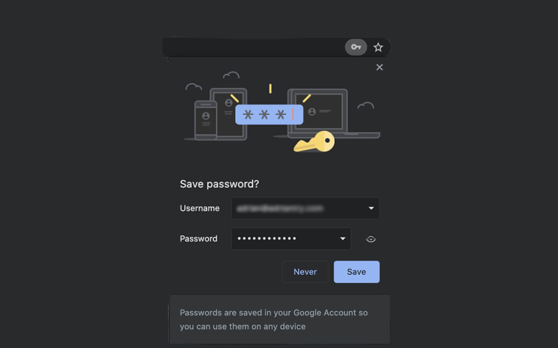 غیرفعال کردن ویژگی ذخیره رمز عبور در مرورگر