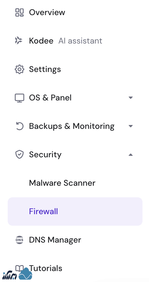 نحوه کانفیگ سرور مجازی - تنظیم فایروال برای VPS